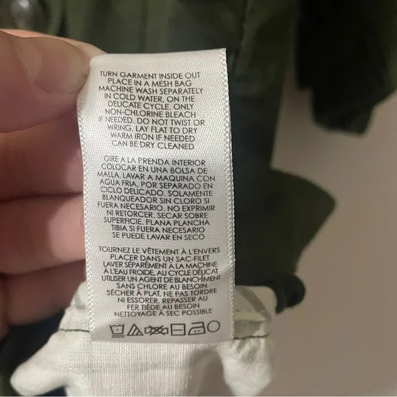 Cabi Army Green Expedition Jacket Small Double Breasted Spring Staple Cotton - Picture 7 of 8